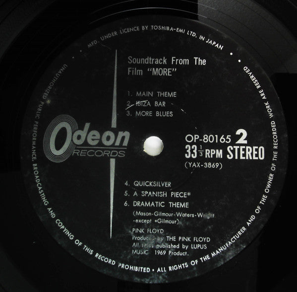 Soundtrack From The Film "More"