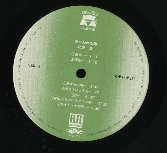 ひびわれた鏡