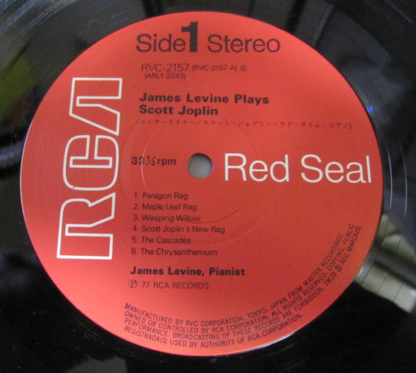 James Levine Plays Scott Joplin