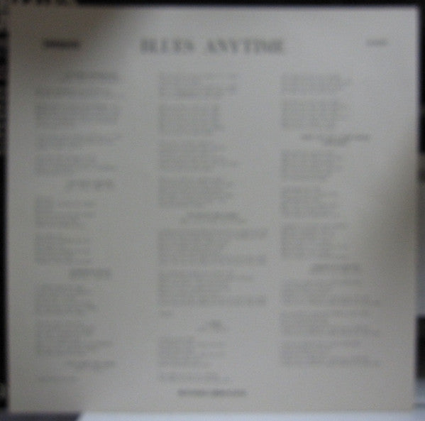Blues Anytime: An Anthology Of British Blues