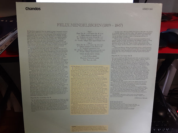 Piano Trios ▫ No.1 In D Minor ▫ No.2 In C Minor