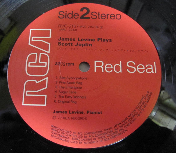 James Levine Plays Scott Joplin