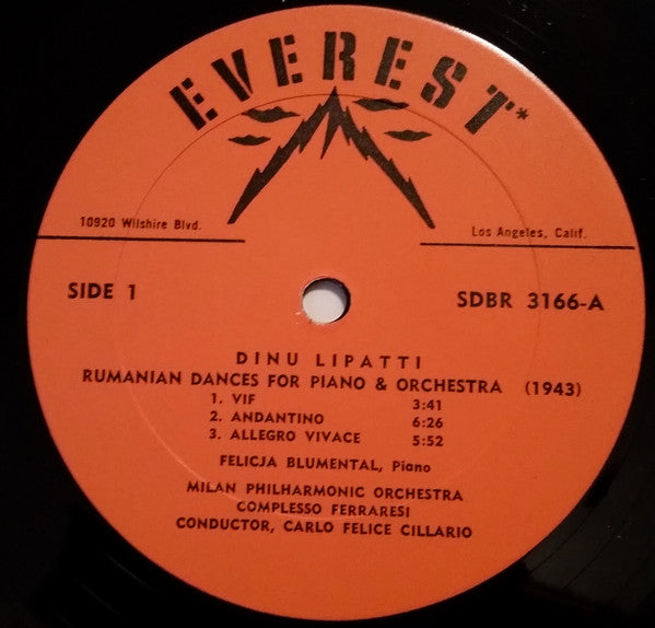 Concerto In Classical Style / Op. 3. Rumanian Dances For Piano And Orchestra