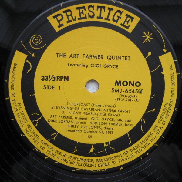 Art Farmer Quintet Featuring Gigi Gryce