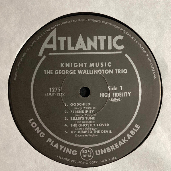 Knight Music: George Wallington Plays 5 Originals And 6 Standards