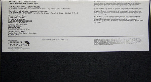 L'Estro Armonico 12 Concertos, Op. 3