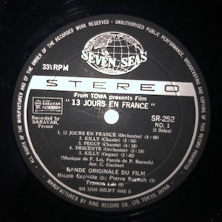 白い恋人たち = 13 Jours En France