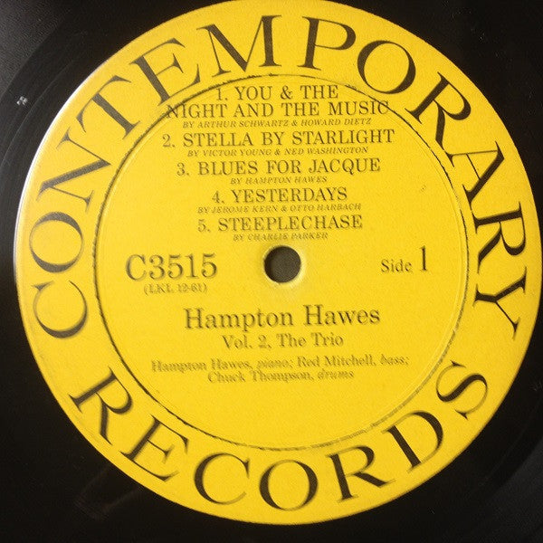 This Is Hampton Hawes Vol. 2: The Trio