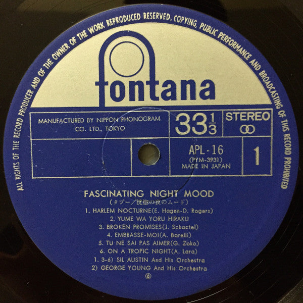 Fascinating Night Mood = タブー / 恍惚の夜のムード