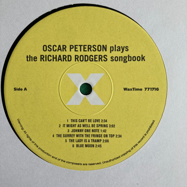 Oscar Peterson Plays The Richard Rodgers Songbook