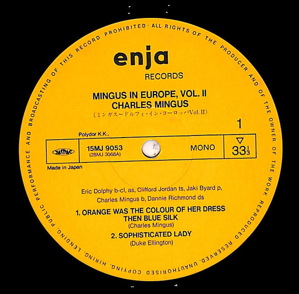 Mingus In Europe Volume II