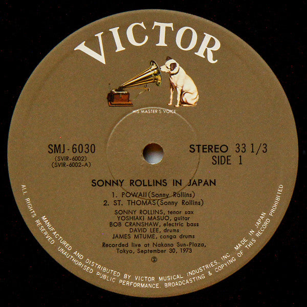 Sonny Rollins In Japan