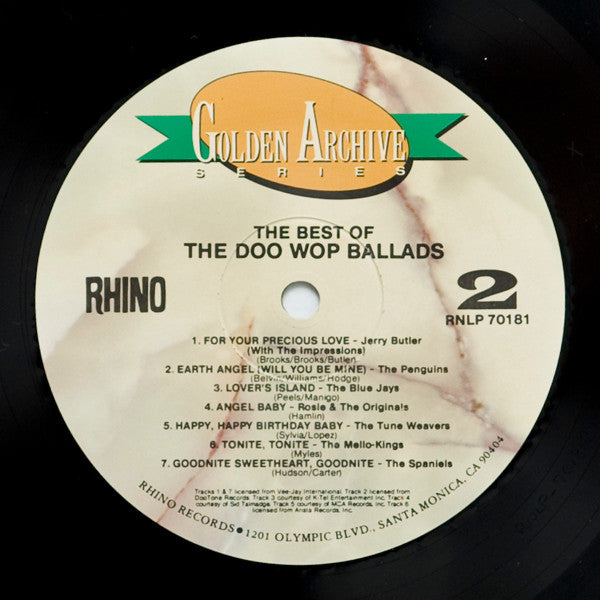 The Best Of The Doo Wop Ballads