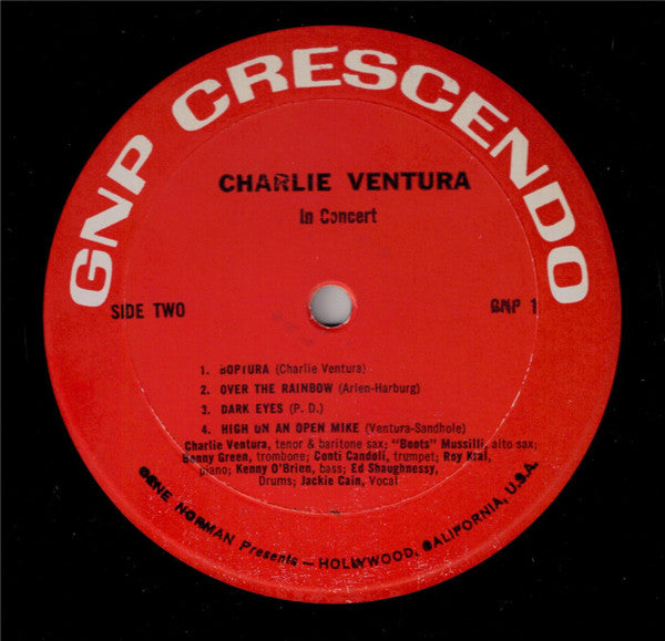 Charlie Ventura And His Band In Concert