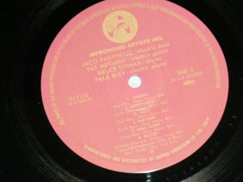 Pastorius / Metheny / Ditmas / Bley