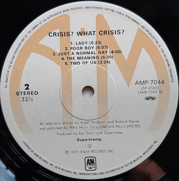 Crisis? What Crisis?