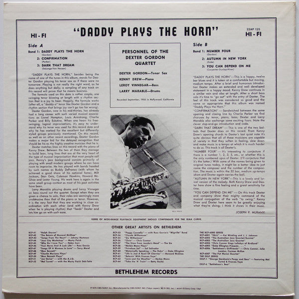 Daddy Plays The Horn