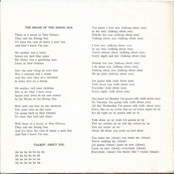 朝日のあたる家 = The House Of The Rising Sun