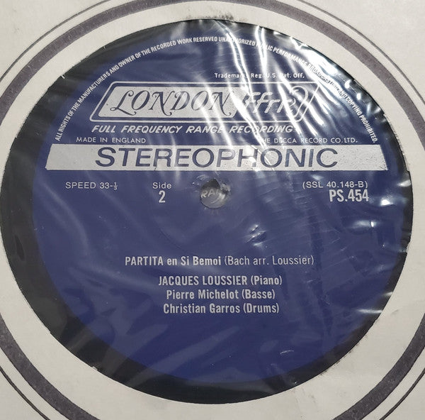 Play Bach - Jacques Loussier Trio At The Theatre Champs-Élysées