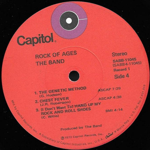 Rock Of Ages (The Band In Concert)
