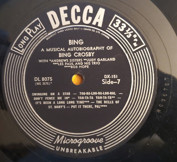 Bing: A Musical Autobiography