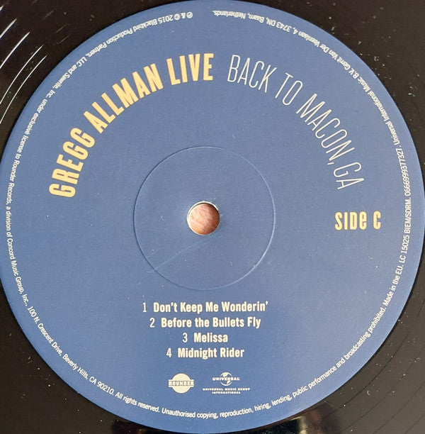 Live: Back To Macon, GA