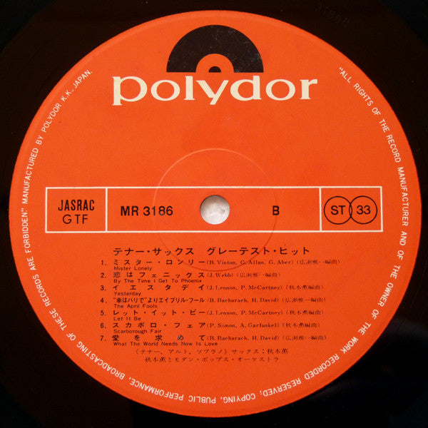 Tenor Sax Greatest Hits