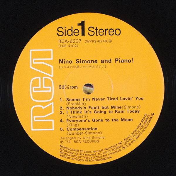 Nina Simone And Piano !