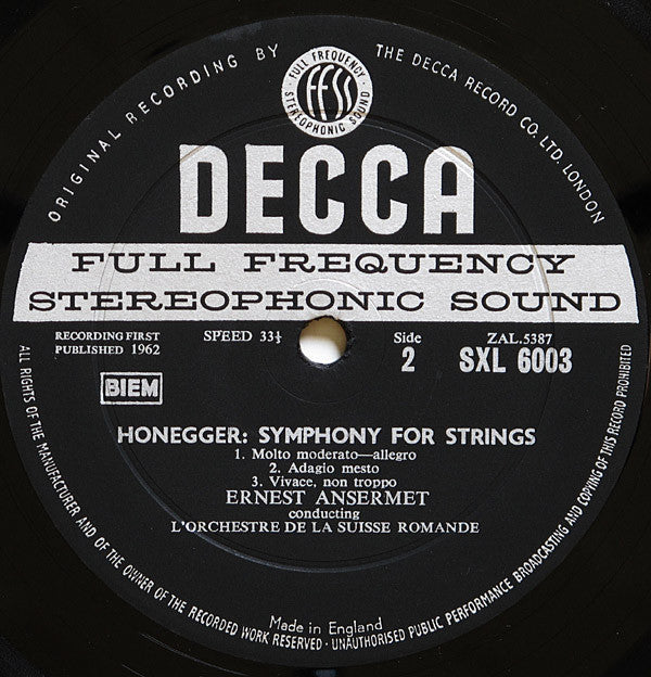 Christmas Cantata / Symphony For Strings