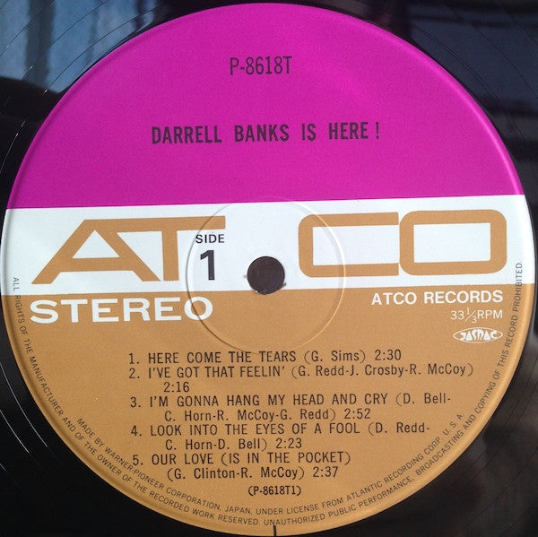 Darrell Banks Is Here!