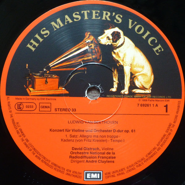 Violinkonzert in D Major, Op. 61