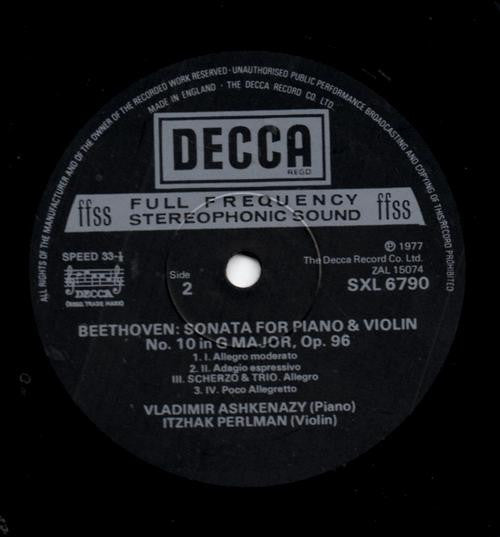 Violin Sonatas Op.12 No.1 & Op.96 No.10