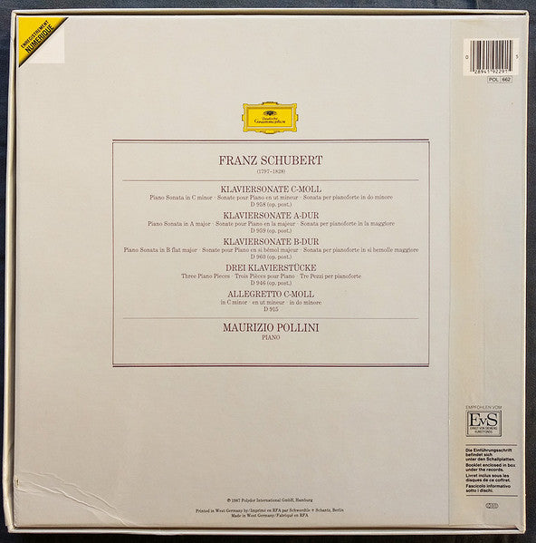 Die Späten Klaviersonaten (D 958 • 959 • 960) • 3 Klavierstücke D 946 • Allegretto D 915