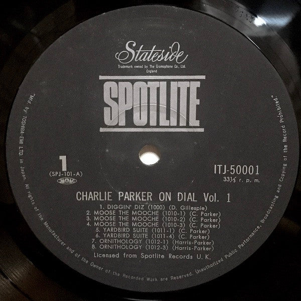 Charlie Parker On Dial Volume 1