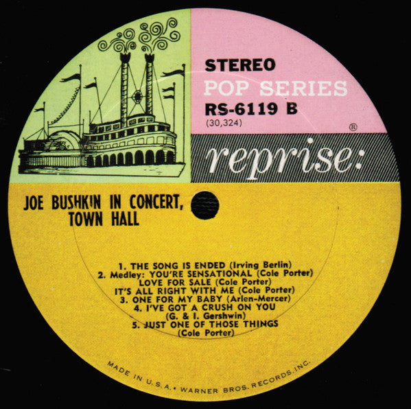 Joe Bushkin In Concert, Town Hall