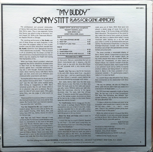 "My Buddy" (Sonny Stitt Plays For Gene Ammons)