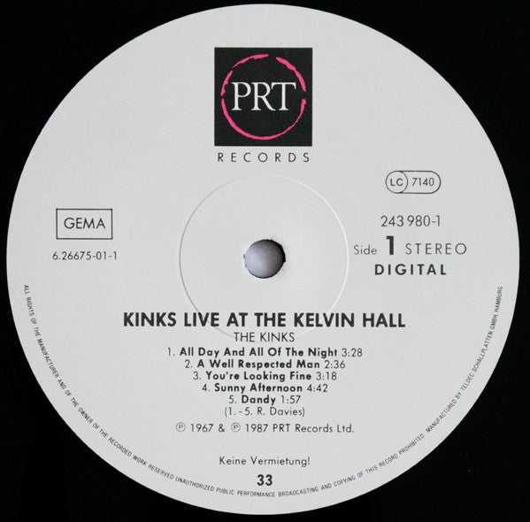Live At The Kelvin Hall