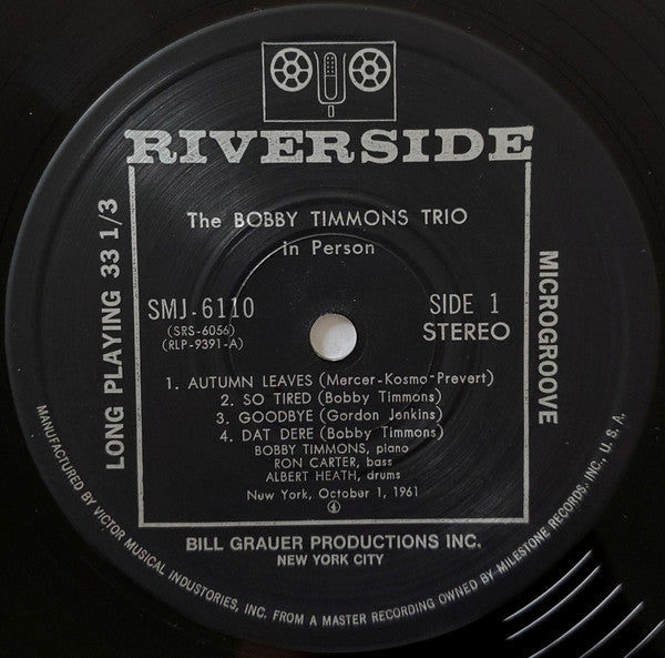 In Person - Recorded 'Live' At The Village Vanguard