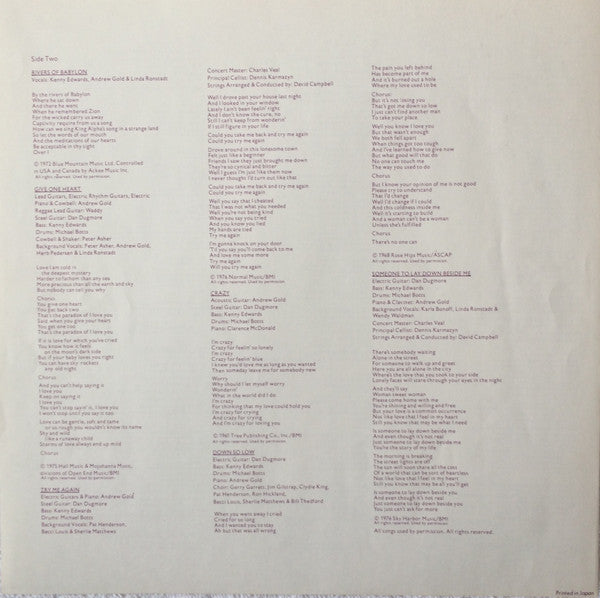 Hasten Down The Wind = 風にさらわれた恋