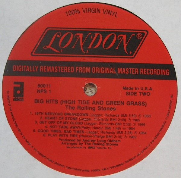 Big Hits (High Tide And Green Grass)