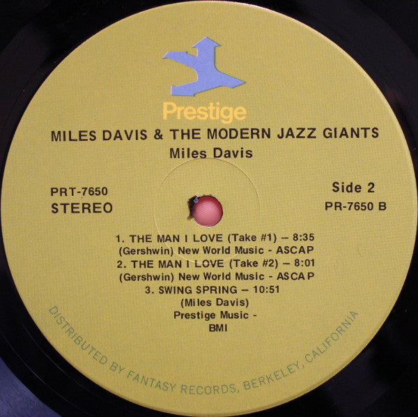 Miles Davis And The Modern Jazz Giants