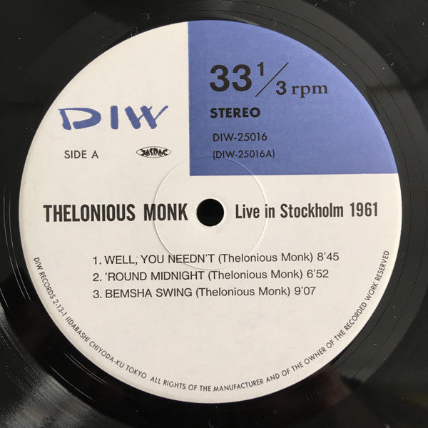 Live In Stockholm 1961