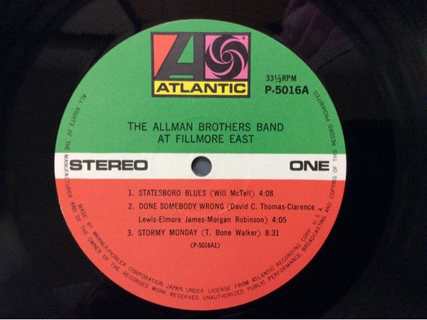 The Allman Brothers Band At Fillmore East