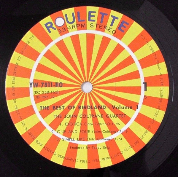 The Best Of Birdland: Volume 1.