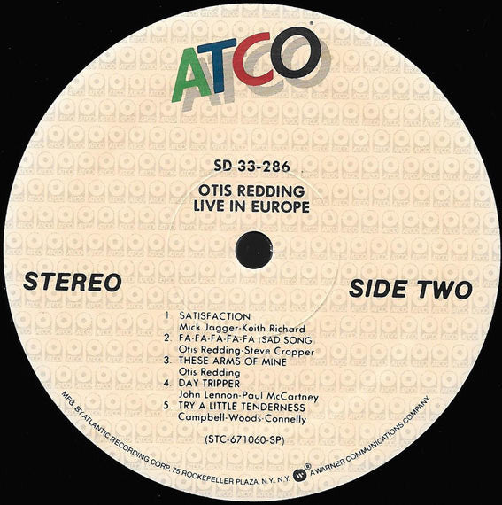 Otis Redding Live In Europe