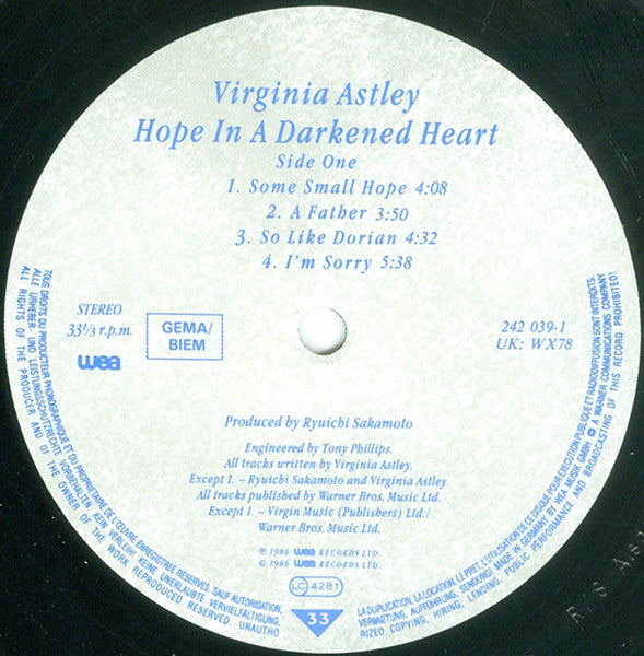 Hope In A Darkened Heart