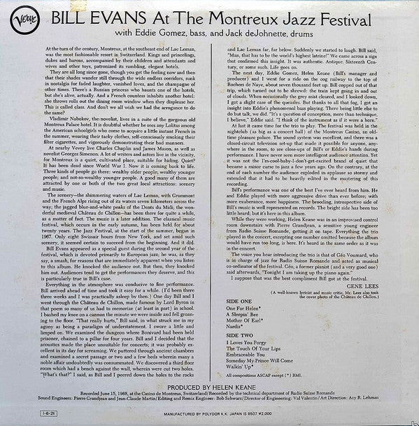 At The Montreux Jazz Festival