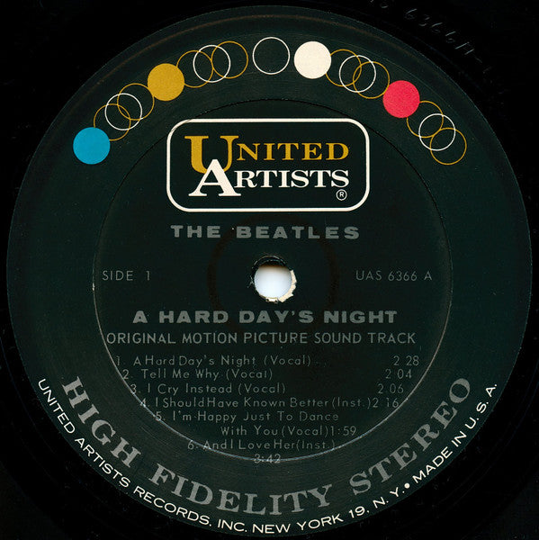 A Hard Day's Night (Original Motion Picture Sound Track)