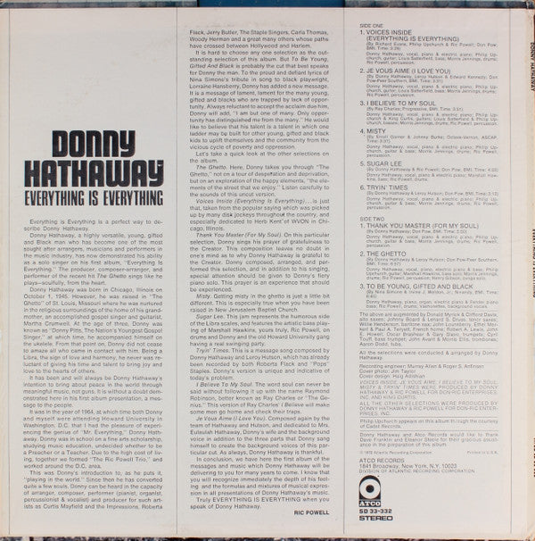 Release: Everything Is Everything-Vinyl-US-1970-SD 33-332-5663228