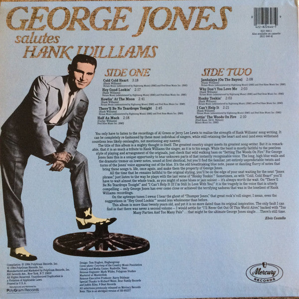 George Jones Salutes Hank Williams